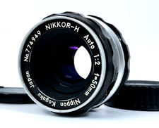   Exc 5  Nippon Kogaku NIKKOR-H Auto 50mm f/2 Standard MF Lens from Japan