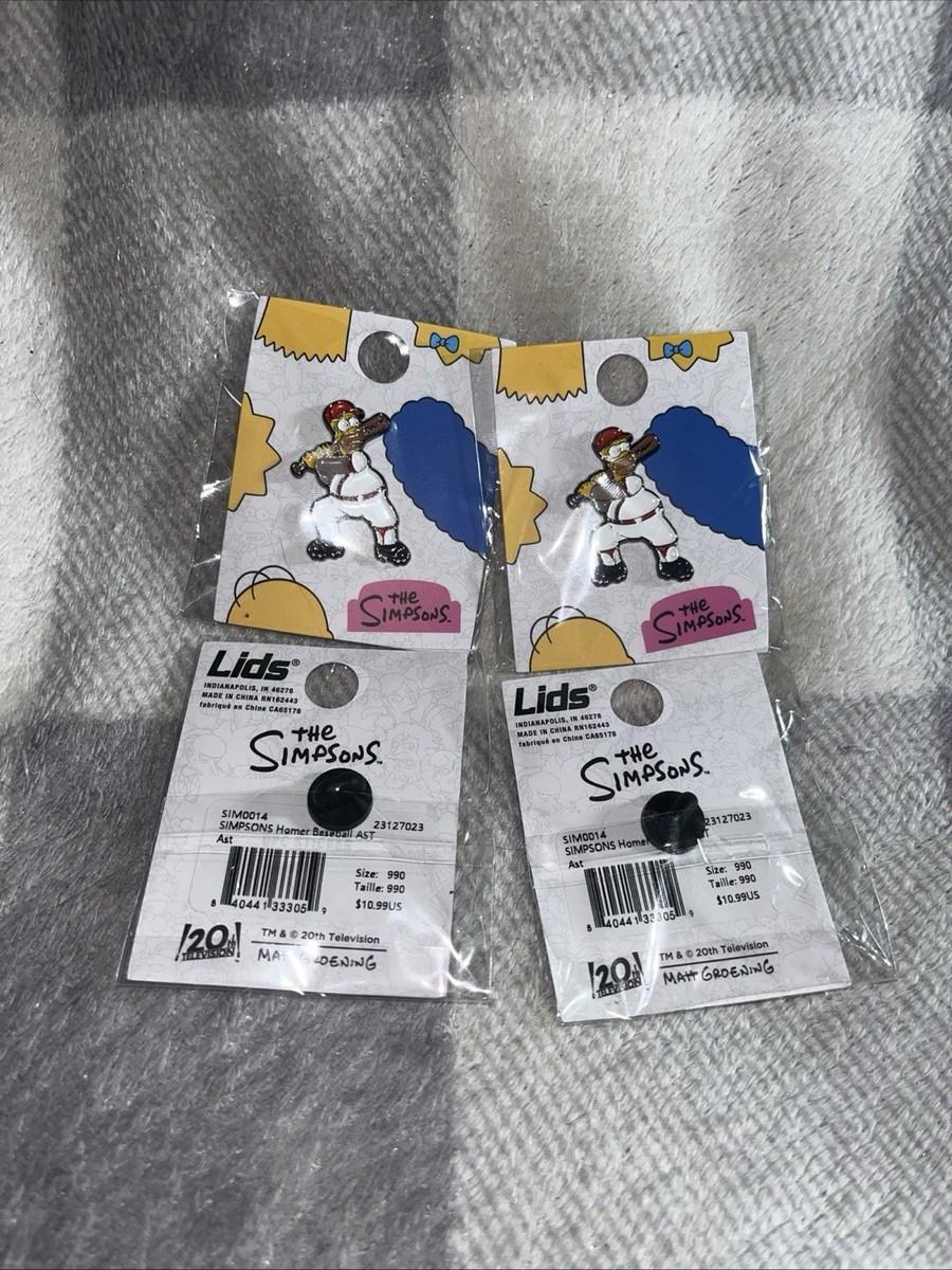 専用** Lids x The Simpsons MLB Homer Simpson Wonderbat Exclusive Pin | eBay