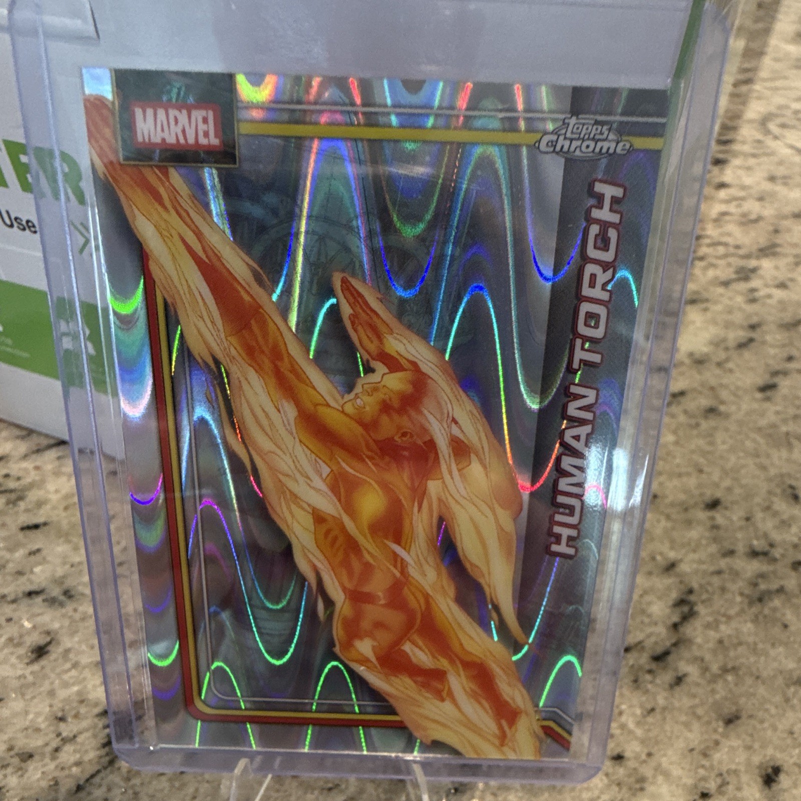 Topps 2026 Topps Chrome Marvel Human Torch #051 Ray Wave Non-Sport Trading Card