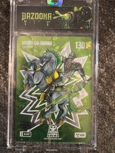 Merri-Go-Round Green BF Alpha Blast- Glow- 130pwr- Bo Jackson Battle Arena