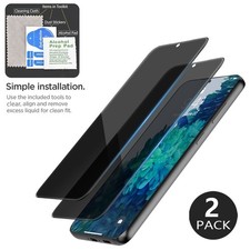 2/4 Pack Privacy Screen Protector Tempered Glass 9H For Samsung Galaxy S20 FE 5G