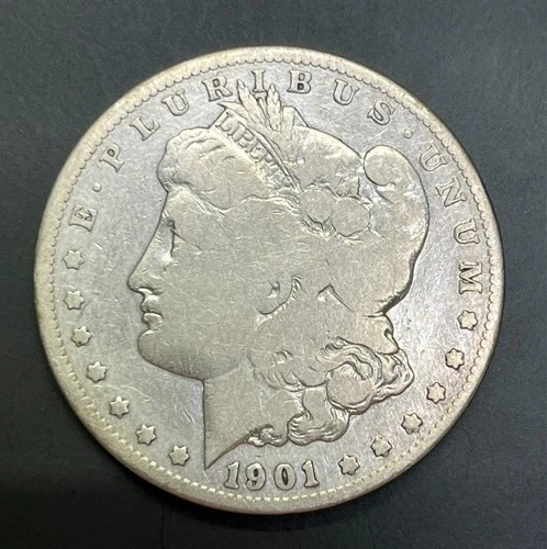 1901-S Morgan Silver Dollar, Fine