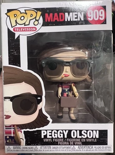 Funko Pop! Television Mad Men Peggy Olson Elisabeth Moss 909 VAULTED w/Protector