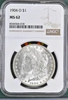 1904-O Morgan Dollar NGC Certified MS62