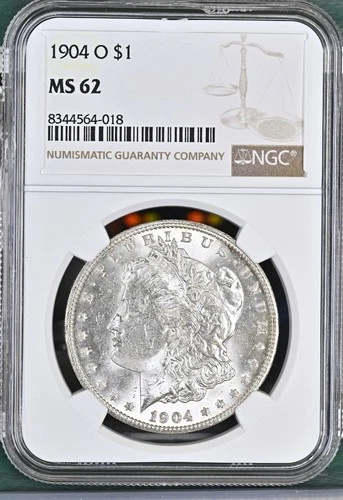 1904-O Morgan Dollar NGC Certified MS62