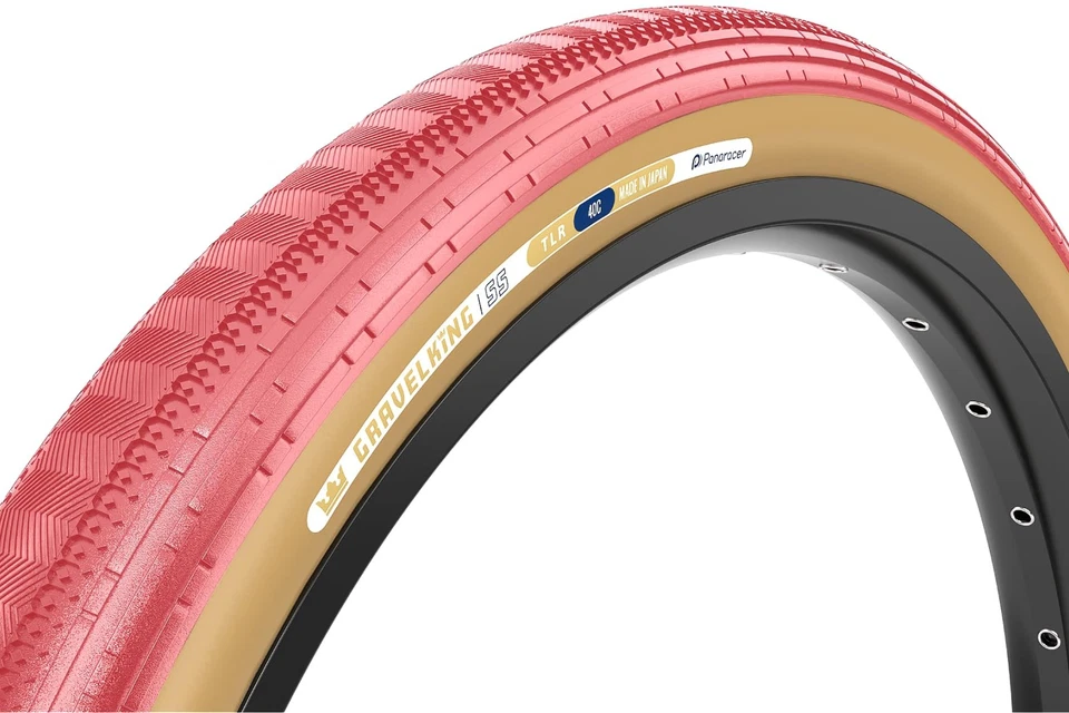 Panaracer GravelKing SS Cubierta Tubeless 700x40c Rosa/Brown Lista Para Uso - Imagen 1 de 4