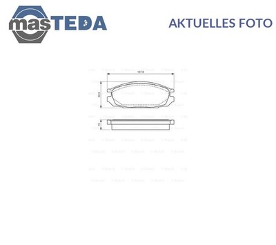 0 986 461 133 SATZ BREMSBELÄGE BREMSKLÖTZE HINTEN BOSCH NEU OE QUALITÄT