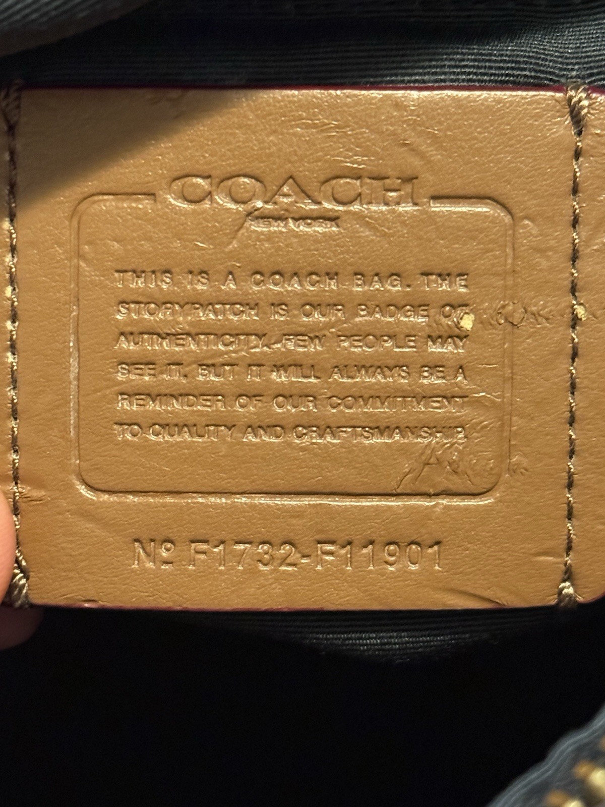 Coach Patterned Bag - image 8