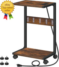 Computer Tower Stand PC Stand with Charging Station  2-Tier PC Tower Stand