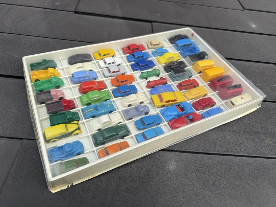 Lote de trabajo modelo coche plástico vintage/colección vehículos X54 - lote raro 1 Foto 2 de 4