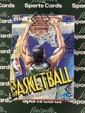 1989 Fleer Basketball Unopened Wax Box - Newly BBCE Wrapped!