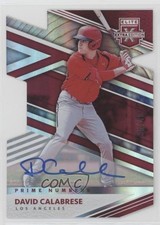 2020 Panini Elite Extra Edition 35/49 David Calabrese #82 Auto fm0
