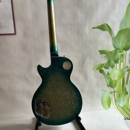 Hotsale LP Ace Frehley Glitter Blue chitarra elettrica HHH pickup hardware cromato - Foto 10 di 14