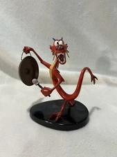 RARE WDCC WALT DISNEY CLASSICS MULAN MUSHU “ONE FAMILY REUNION COMING RIGHT UP”