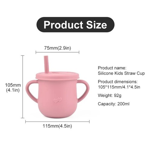 8PCS/Set Baby Sucker Bowl Plate Cup Bibs Spoon Fork Sets Children Feeding Dishes - Picture 4 of 51