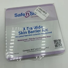 2 NEW Safe N Simple X-Tra Wide Skin Barrier Arc 30pcs 2" Arcs SNS21130
