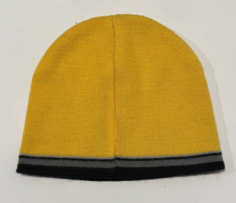 Gorro Joe Boxer talla única Smiley amarillo/negro para adolescentes y niños Foto 2 de 3