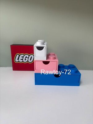 stapelbare Lego inspirierte Aufbewahrungsschubladen - Schmuckkästchen. 3 Größen verfügbar