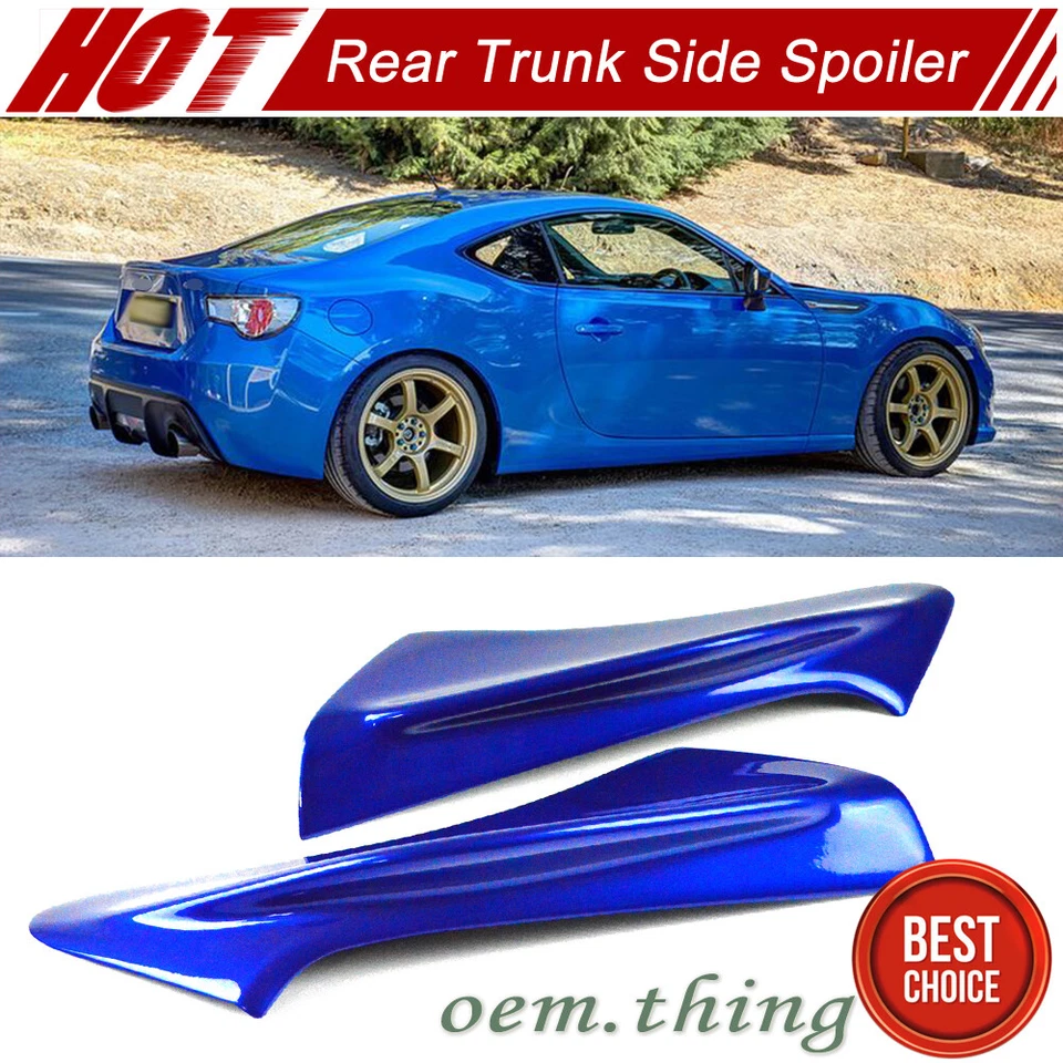 Painted #02C Fit FOR TOYOTA GT86 Subaru BRZ SCION FR-S Rear Trunk Side Wing 2020 - Photo 1/1
