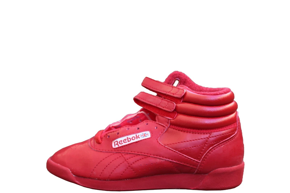 wijsvinger Onregelmatigheden Van Women`s Reebok Freestyle Hi 2000 Flame Red Patent Leather DS | eBay