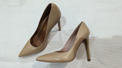 Diavolina - 'Alessa' - Nude Leather Stiletto Heels - Size 6.5 | eBay
