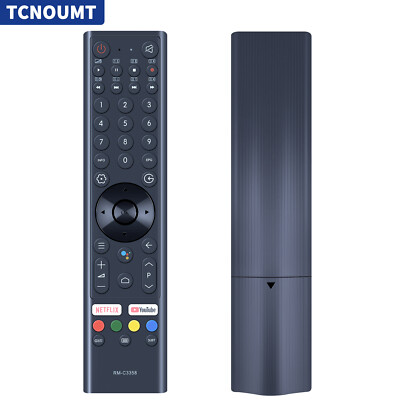 New RM-C3358 RMC3358 Voice Remote Control For JVC Smart 4K UHD Android TV