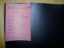 Simili cuir bleu au mètre automobile Citroën ameublement Tissu Revetement Skaï