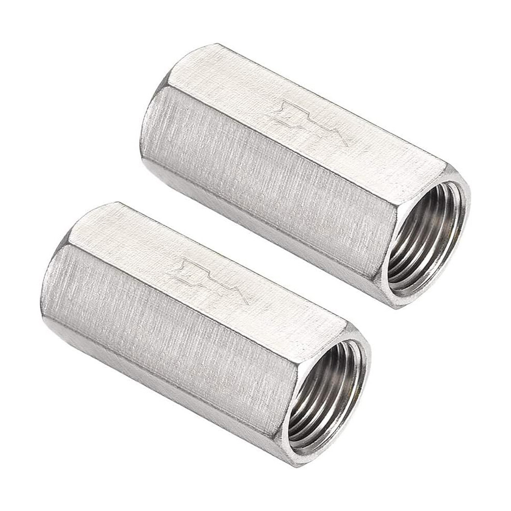 2PCS 3/8 NPT Thread Dia. Solid Brass Full Port One Way Check Valve New