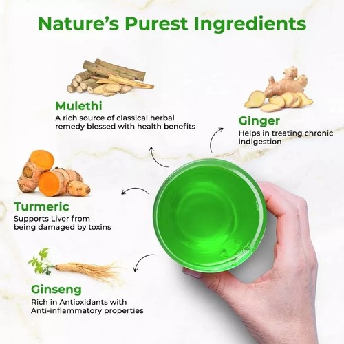 80 Tablets Auric Liver Detox Effervescent 🍋Fizzy Water with 10 Ayurvedic Herbs - Picture 3 of 3