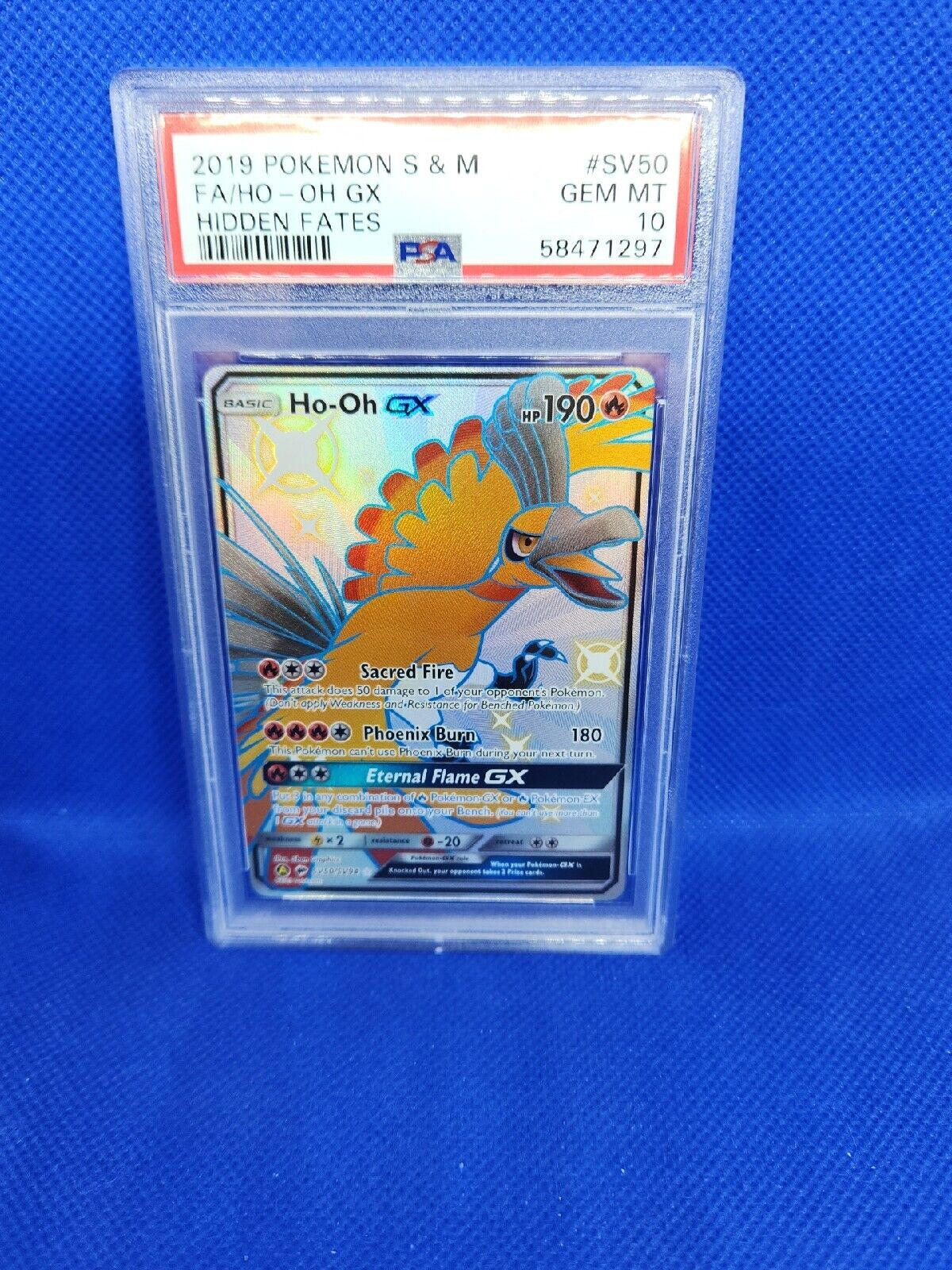 Pokemon TCG - SM3H - 012/051 (RR) - Ho-Oh GX