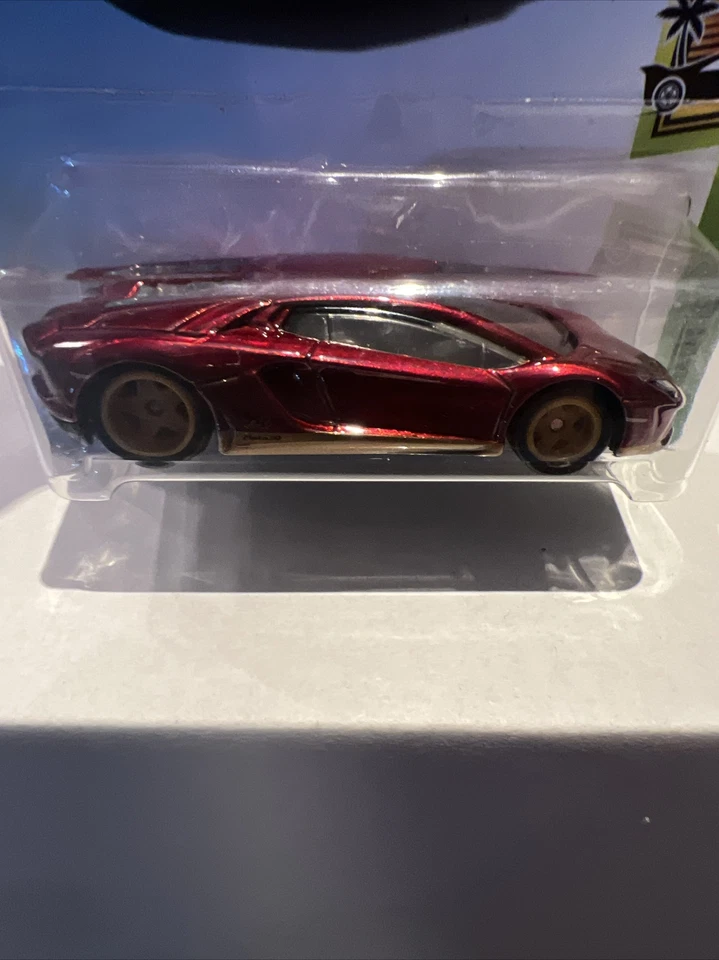 Hot Wheels Super Treasure Hunt Lamborghini Aventador Miura Homage - image 3 of 4