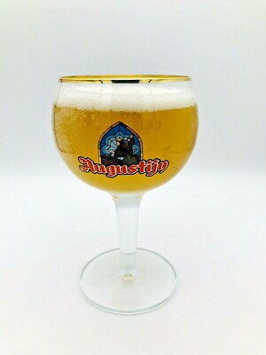 Augustijn 33cl Belgisches Bierglas Brandneu Craft Abbey Ale Hausbar
