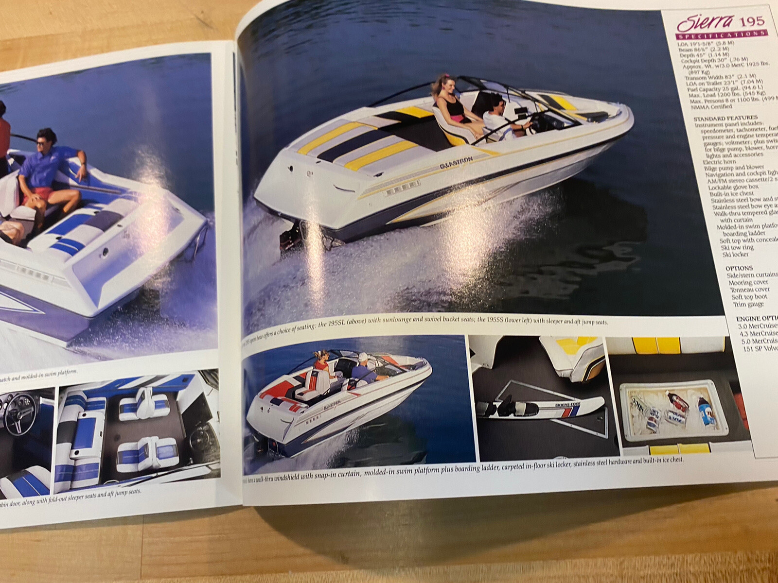 Glastron / Carlson 1990 Sport Boat Brochure / Catalog eBay