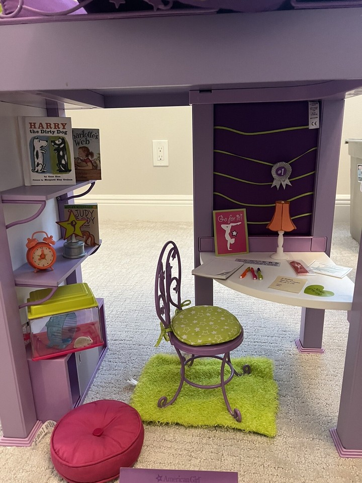 American Girl Doll McKenna Loft Bed & Accessories 2012 Retired eBay