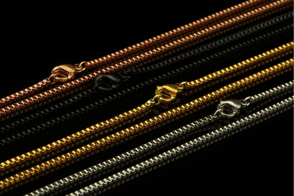 Venezianerkette 750 Gold 1,5 mm Kette vergoldet WASSERFEST Damen Herren K2861L - Bild 3 von 4