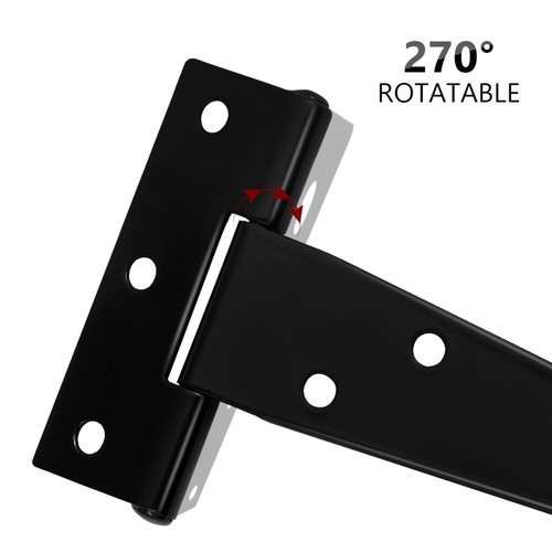 T-strap Shed Hinge Strap Hinges Gate Hinges Wooden Fences Gate Strap Hinge - Picture 4 of 9