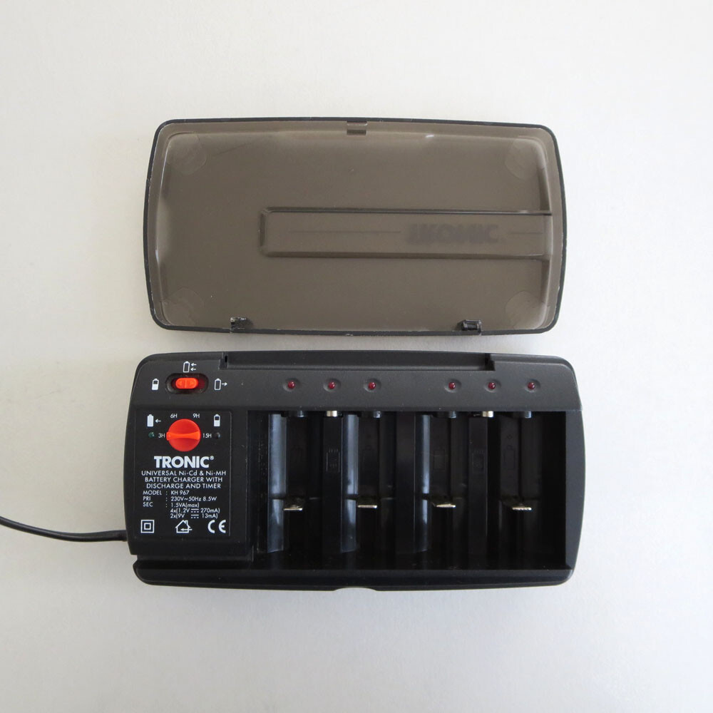 Universal NiCd/NiMH battery charger with discharge & timer function TRONIC KH967 eBay