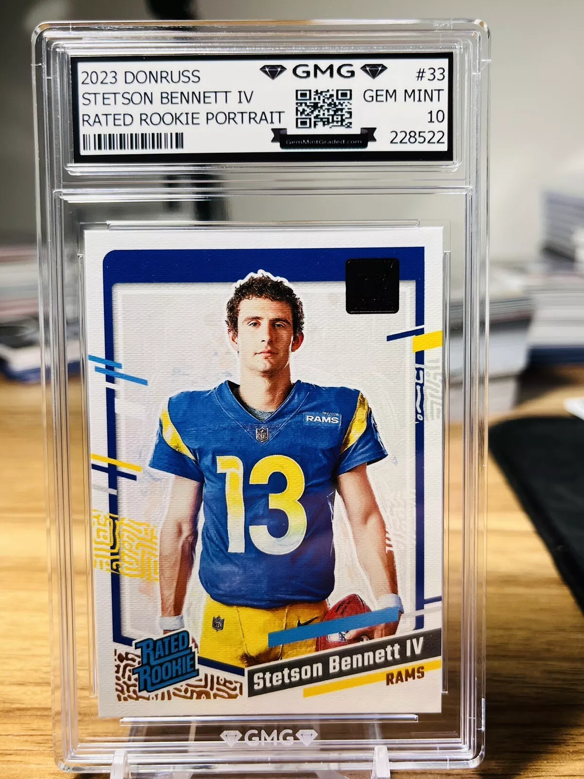Stetson Bennett trading card