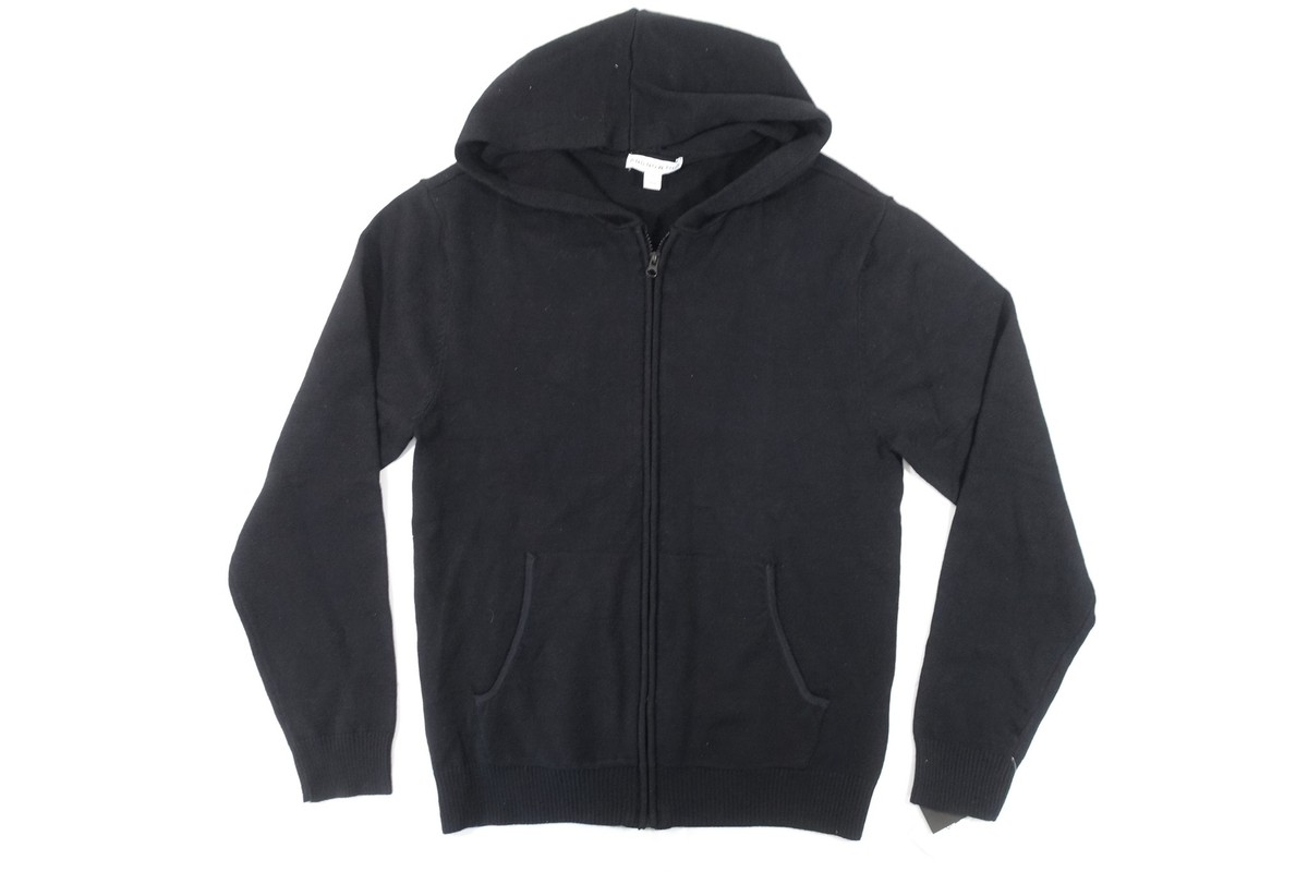 SEE SEE PACKABLE HOODIE【BLACK】 AND NOW THIS BLACK SMALL FULL ZIP HOODIE HEAVY FULL ZIP SWEATER