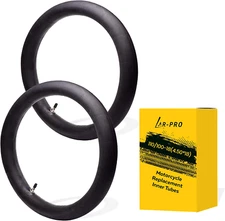 (2-Pack) 110/100-18 (4.50 X 18) Motorcycle Inner Tubes - 18 Inch Dirt Bike Natur