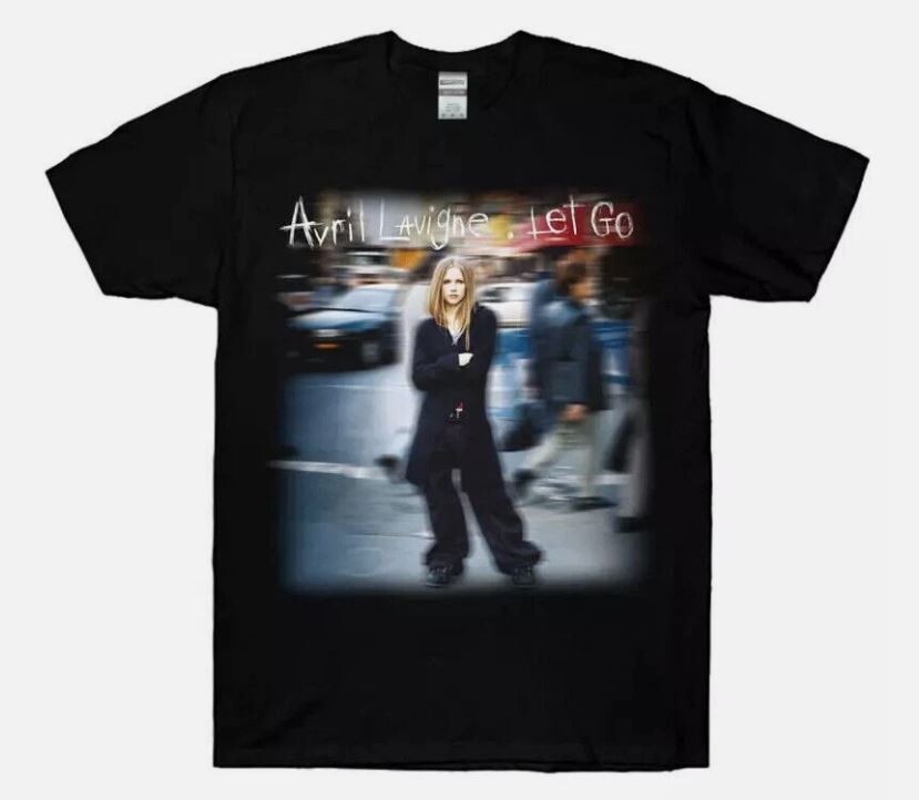 Avril Lavigne Let Go T-Shirt Black Fullsize S-5XL | eBay