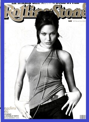 ROLLING STONE (Jahr 1 Nr.1 vom 01. November 2003, Cover 1/5 Angelina Jolie)  