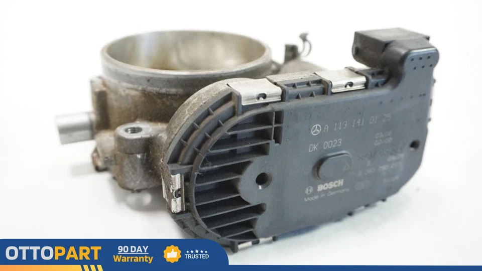 Cuerpo del acelerador del motor Mercedes W204 C300 AMG CLK500 S400 1131410125 OEM Foto 2 de 4