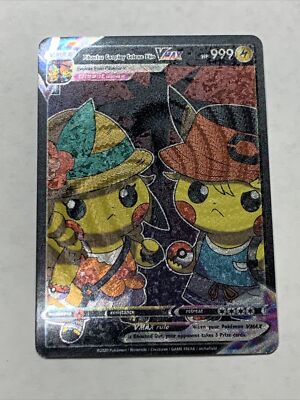 Pikachu Cosplay Selene Eli Pokémon Custom ACG Goddess Story Card Holo Foil Anime