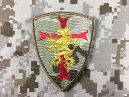 Warrior Devgru Lion Red Cross Crusader Shield Patch (MC) WR-PT01B - Picture 1 of 1
