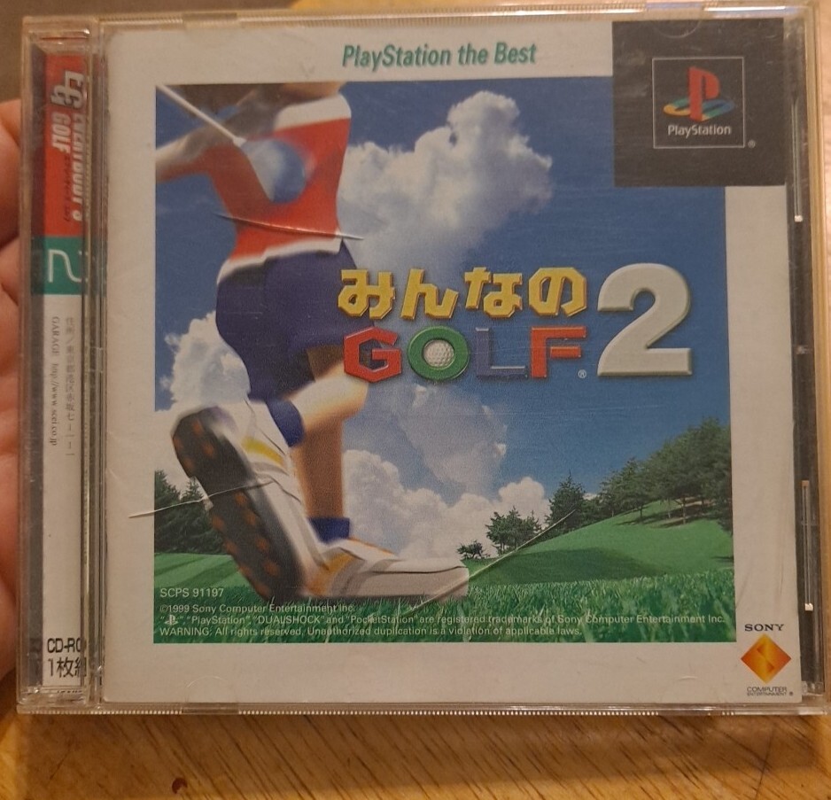 Hot Shots Golf 2 Sony PlayStation PS1 Japan Import SCPS