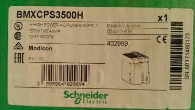 BMXCPS3500H Schneider Electric Modicon BMX-CPS-3500H M340 BMXCPS3500