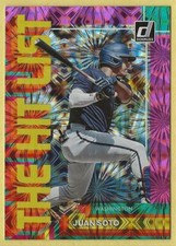 2022 Donruss Juan Soto The Hit List Pink Fireworks Washington Nationals THL-2