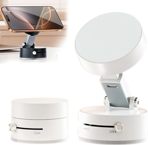 Sturdy Vacuum Suction Phone Holder, Vacuum Magnetic Phone Stand Magsafe White B - 第 1/5 張圖片