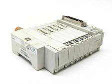 SMC SS5Y3-45NFD-05U-N7 Stacking Manifold Base 5 Station w/ D-Sub Connector 